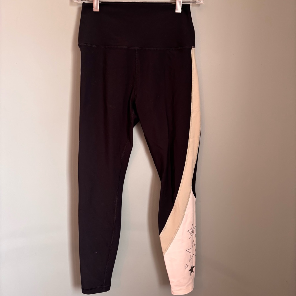 Peloton Black Star Leggings Size Medium